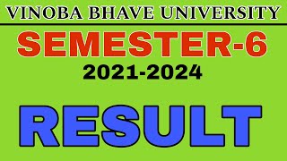 vbu Semester 6 2021 2024 RESULT Semester 6 result Semester 6 2021 24 all honours result [upl. by Ilise295]