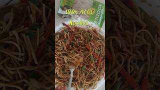 Yup Whole Wheat Atta Noodles Recipe ytshorts review tryit vegfoodz noodles hakkanoodles [upl. by Jessee]