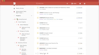 Todoist Basics  Setting up Projects  Live Stream [upl. by Ainel]