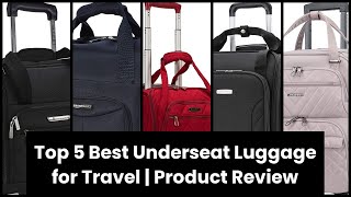 Underseat luggage Top 5 Best Underseat Luggage for Travel  Product Review [upl. by Anitak]