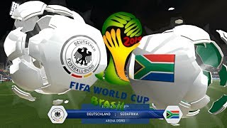 Deutschland gegen Südafrika  WM 2014 Brasilien ACHTELFINALE  Let´s Play Fifa 14 ◄DFB 07► [upl. by Orlosky505]