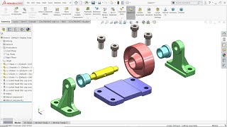 Exploded View in Solidworks [upl. by Alleyne]