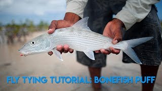 Fly Tying the Bonefish Puff fly [upl. by Saerdna]