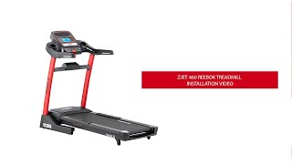 ZJET 460 REEBOK TREADMILL INSTALLATION VIDEO  WelcareFitnesscom [upl. by Lamok]