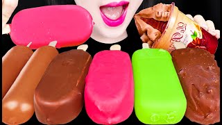 ASMR Ice Cream Parfait Magnum Chocolate 초코 파르페 매그넘 아이스크림 먹방 Mukbang Eating [upl. by Eiramanitsirhc296]