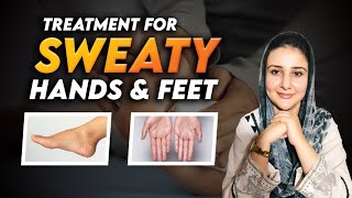 How to Cure Sweaty Hands and Feet Permanently Hyperhidrosis Cure  Dr Sara Salman [upl. by Mcquillin982]