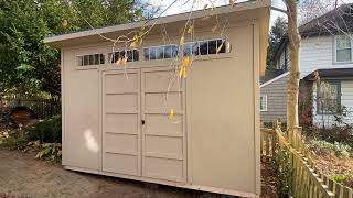 Installation of a Costco Montague 8x12 outdoor shed [upl. by Neral]