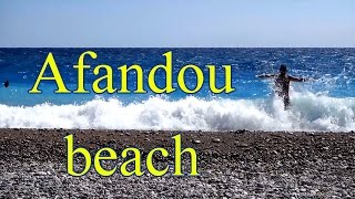 Our everyday trip to Afandou beach Rhodes September 2016 [upl. by Kotick]