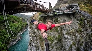 Extreme Bungy Jumping with Cliff Jump Shenanigans Play On in New Zealand 4K [upl. by Cherice297]