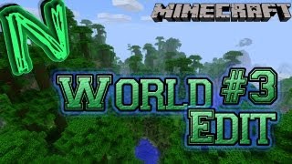 MINECRAFT World edit 3 Arboles Intercambiar elementos Piramides [upl. by Alleciram]