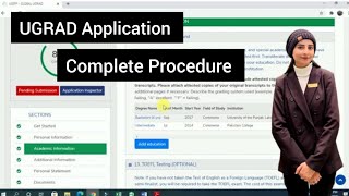 How to apply for UGRAD  Complete Application [upl. by Raynold994]