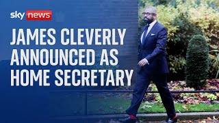 James Cleverly replaces Suella Braverman as home secretary [upl. by Hokanson]