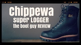 CHIPPEWA BOOTS Style 25410 MENS 9quot BLACK OILED LOGGER STEEL TOE  The Boot Guy Reviews [upl. by Cilla606]