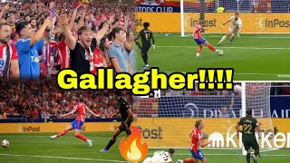 Conor Gallagher First Goal For Atletico Madrid🔥Massive Fans ChantGallagher Debut Goal vs Valencia [upl. by Aihtebat]