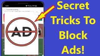 Secret Tricks To Block Ads on Android Phone Without Any App  Howtosolveit [upl. by Yarehs]