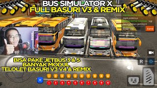 BUS SIMULATOR X UPDATE LAGI Basuri V3V4 amp Remix Buat Konvoi Bareng Pake Jetbus 5 [upl. by Seema]