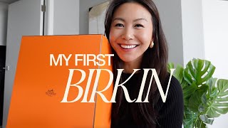 HERMES BIRKIN UNBOXING  how i got it retail review specs mod shots of my 1st B30 dream bag [upl. by Caresse52]