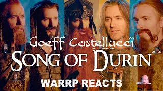 GEOFF FOGHORN CASTELLUCCI BRINGS BACK THE DWARVES WARRP Reacts To Song Of Durin [upl. by Amak]