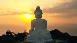 The Big Buddha of Phuket  Aerial Drone Video in 4k [upl. by Yerffoej]