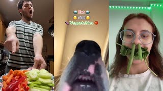 eat your vegetables  tiktok compilation [upl. by Atnad]