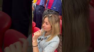 SUENA EL HIMNO DEL BARÇA fcbfemeni alexiaputellas aitanabonmati championsleague futbolfemenino [upl. by Templer]