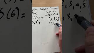 Eulers totient function Phi of n alevelmaths furthermaths primes [upl. by Aitak]