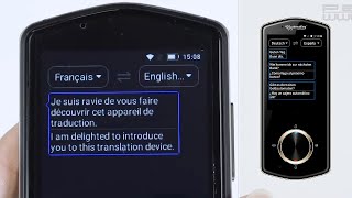 Traducteur automatique 75 langues avec caméra wifi et 4G TTL110 Simvalley Mobile PEARLTVFR [upl. by Adnalay]