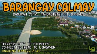 AERIAL SHOT  ONGOING BYPASS ROAD  BRGY CALMAY  DAGUPAN CITY PANGASINAN PHILIPPINES [upl. by Nwadrebma835]