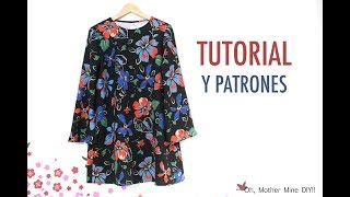 DIY Costura de vestido para embarazadas o no patrones gratis incluidos [upl. by Mason6]