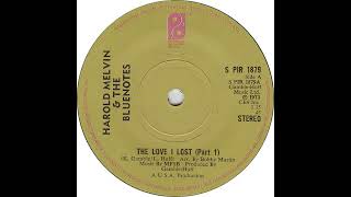 UK New Entry 1974 2 Harold Melvin amp The Bluenotes  The Love I Lost Part 1 [upl. by Reviel]