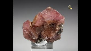 21492  RHODOCHROSITE Mont SaintHilaire Canada [upl. by Murton980]