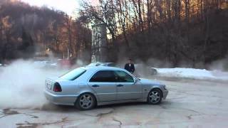 Gabrovo MercedesBenz W202 Kompressor Drift [upl. by Reeba973]