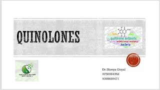 QUINOLONES ANTIBIOTICS PART 2 [upl. by Jenica714]