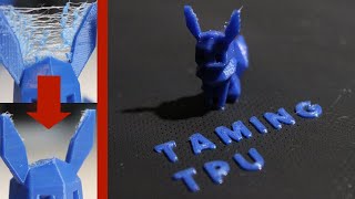 How to improve printing TPU on Ender 3 V2 and other Bowden Printers  reduce or remove stringing [upl. by Gereron]