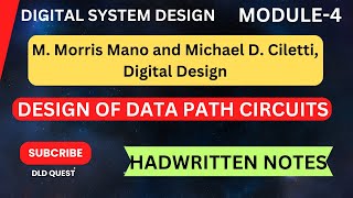 Module4 Design of Data Path Circuits Handwritten Notes  Digital System Design digitaldesign dld [upl. by Waly]