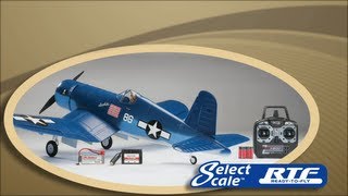 Spotlight Flyzone Select Scale F4U Corsair RTF and TxR [upl. by Odilia670]