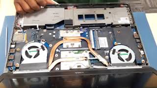 How to disassembly motherboard Dell precision 7520 workstation [upl. by Neilla]