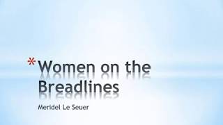 Women on the Breadlines by Meridel Le Sueur [upl. by Ron]