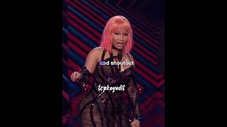 Nicki minaj shoutout to Michael B Jordan nickiminaj michaelbjordan shorts viral [upl. by Letnahs]