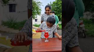 water pouring challange 💧TomampJerry 👍DiyaIshwarya shorts [upl. by Anen]