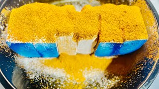 ASMR Fluffy and Dusty Gold Gym Chalk Crush  Satisfying [upl. by Hill]