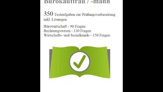 Bürokauffrau mann  5 Prüfungsfragen für die Abschlussprüfung [upl. by Beker85]