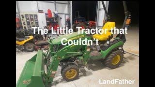 The Little Tractor that Couldnt  John Deere 1025R Review [upl. by Silohcin]