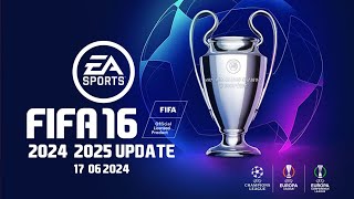 FIFA 16  FIP 202425  New UEFA Champions League system career mode [upl. by Free]