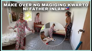 ABALA KAMI SA PAGLINIS AT PAG AYOS NG KWARTO NI FATHER INLAW PARA READY NA SA PAG DATING NIYA [upl. by Seleta]