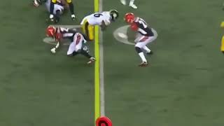 Juju smith schusters hit on Vontez burfict REVENGE [upl. by Naimerej]