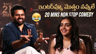 Soniya Singh Hilarious Interview With Sai Dharam Tej  Virupaksha  20 Mins Non Stop Comedy [upl. by Anehc]