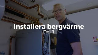 Byte av bergvärmepump – Del 1 [upl. by Ahsyekal]