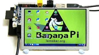 Banana Pi Camera amp LCD [upl. by Grunberg]