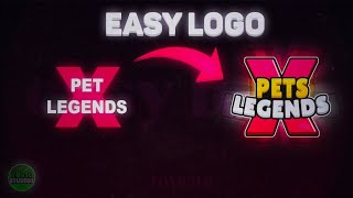 How To Make FREE Easy LOGO In PHOTOPEA [upl. by Ecal443]